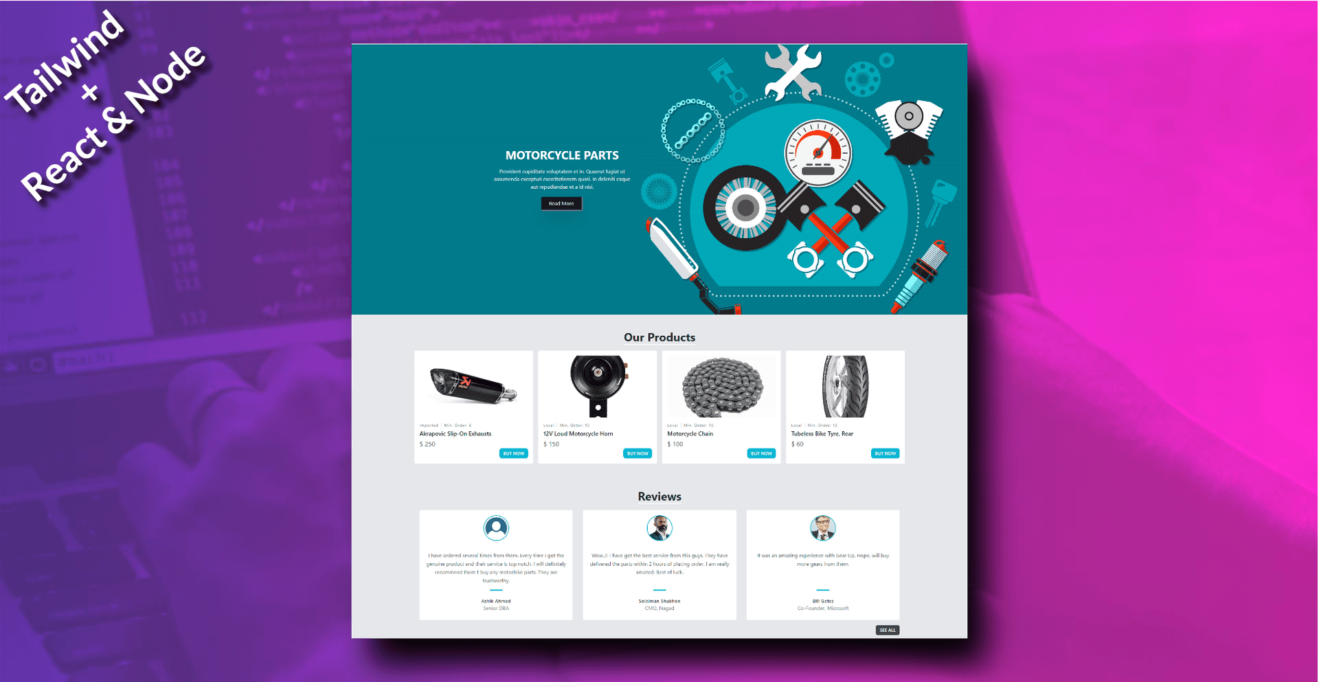 Gear Up - Simple E-Commerce Application